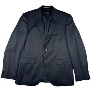 Hugo Boss Regular Fit Blazer Suit Jacket Black Size 42 R US